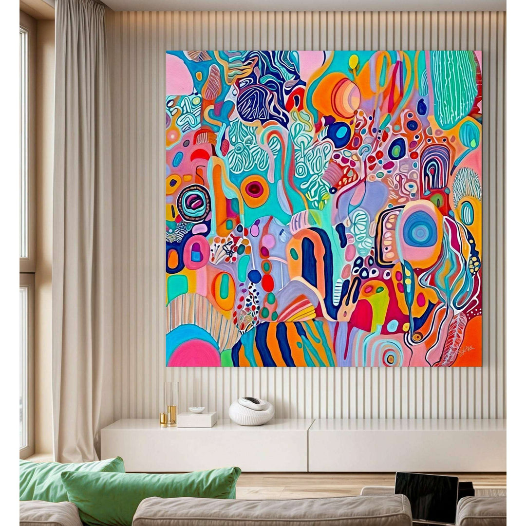 Canvas Print: "Kaleidoscopic Voyage III"