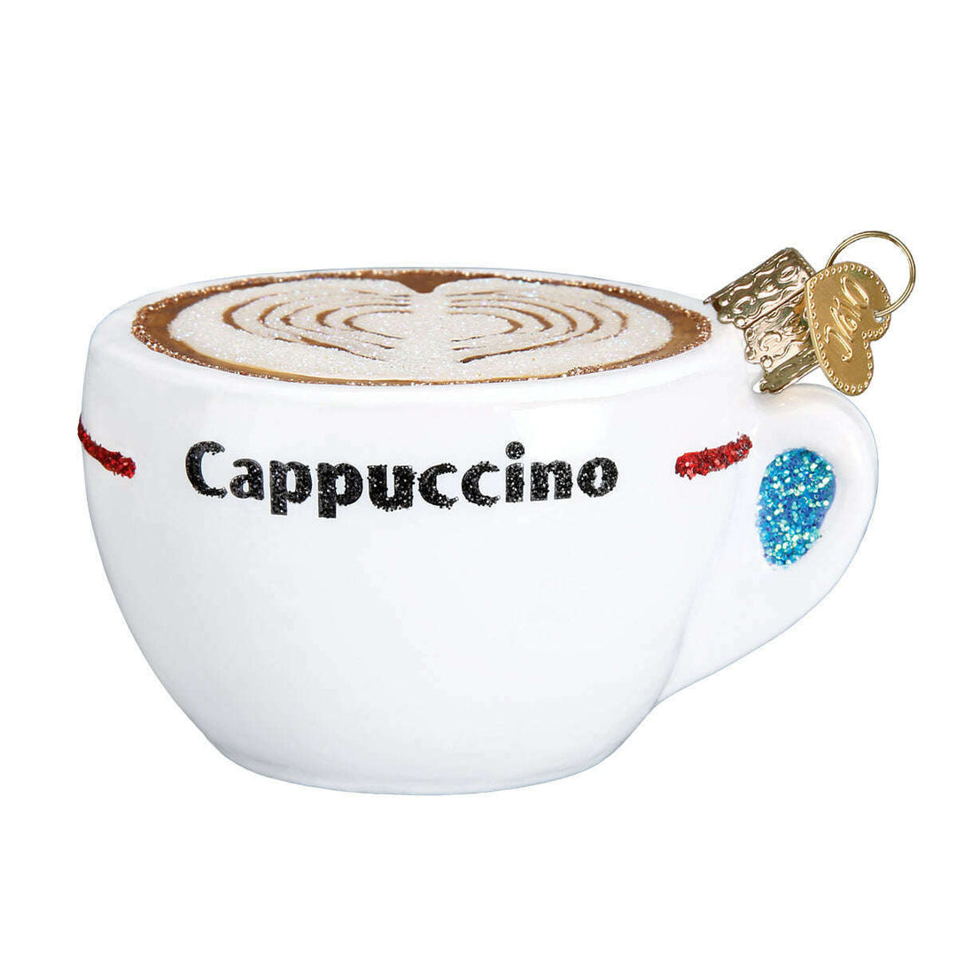 Old World Christmas Cappuccino Blown Glass Ornament