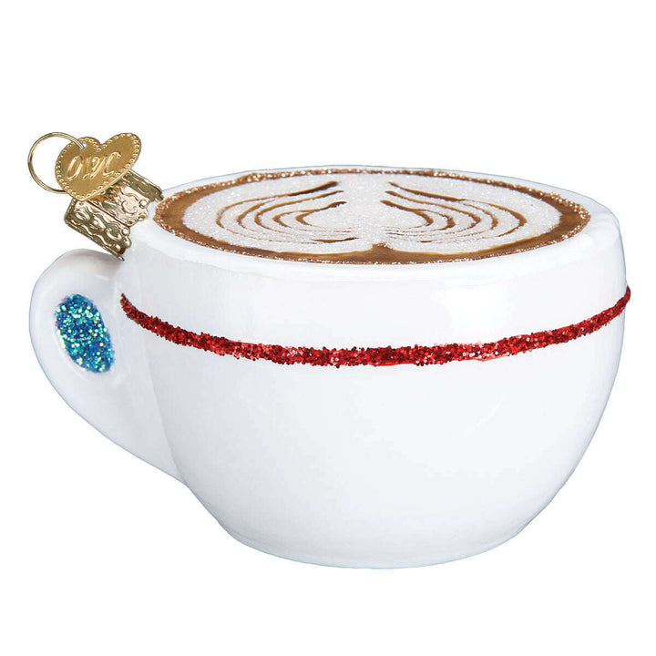 Old World Christmas Cappuccino Blown Glass Ornament