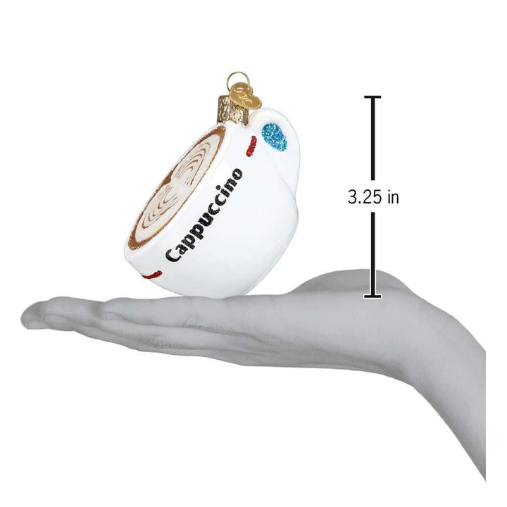 Old World Christmas Cappuccino Blown Glass Ornament