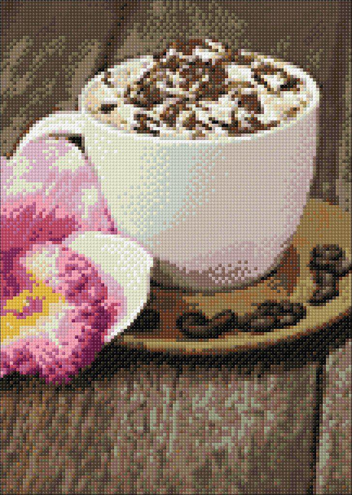 Cappuccino WD037 14.9 x 10.6 inches Wizardi Diamond Painting Kit