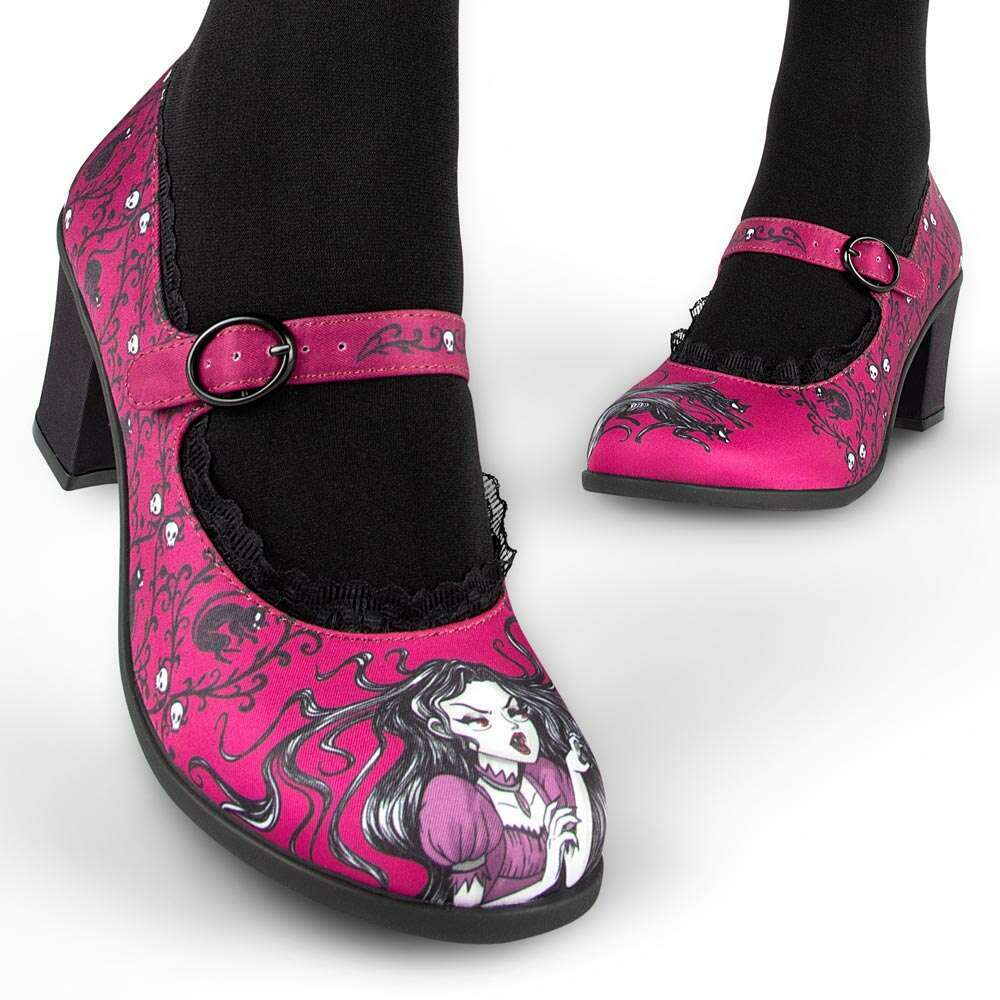 Carmilla Women's Mary Jane Mid Heels