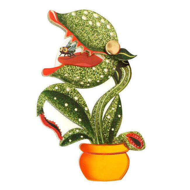 Carnivorous Plant Brooch by Laliblue image 1