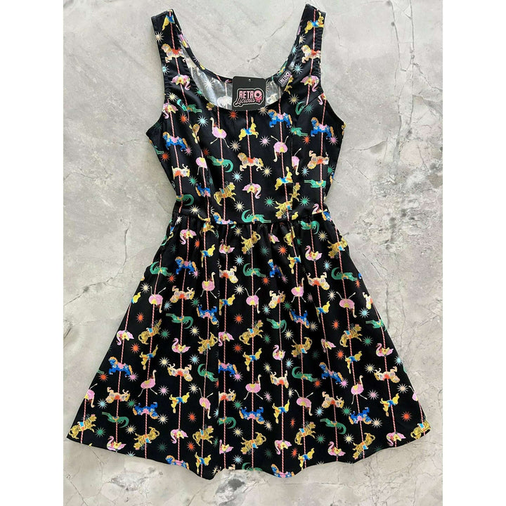 Carousel Shorter Fit & Flare Dress - 3X only, 1 left!
