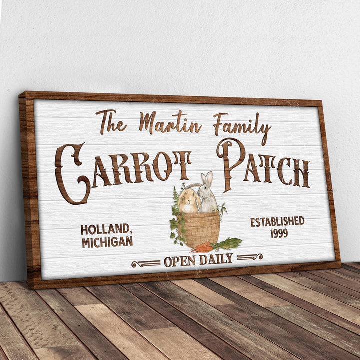 Carrot Patch Easter Sign III