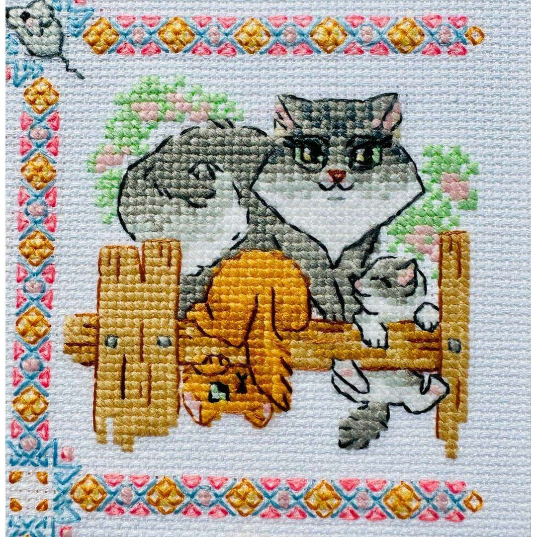 Cat Calendar R2136 Counted Cross Stitch Kit