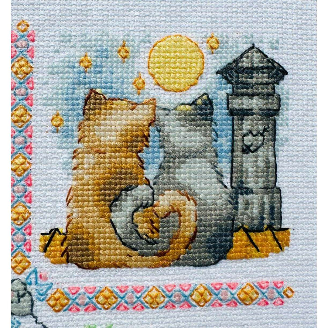 Cat Calendar R2136 Counted Cross Stitch Kit