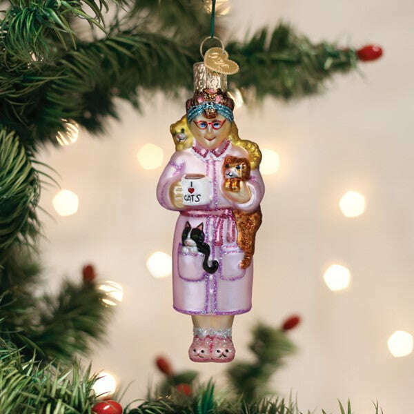 Cat Lady Ornament