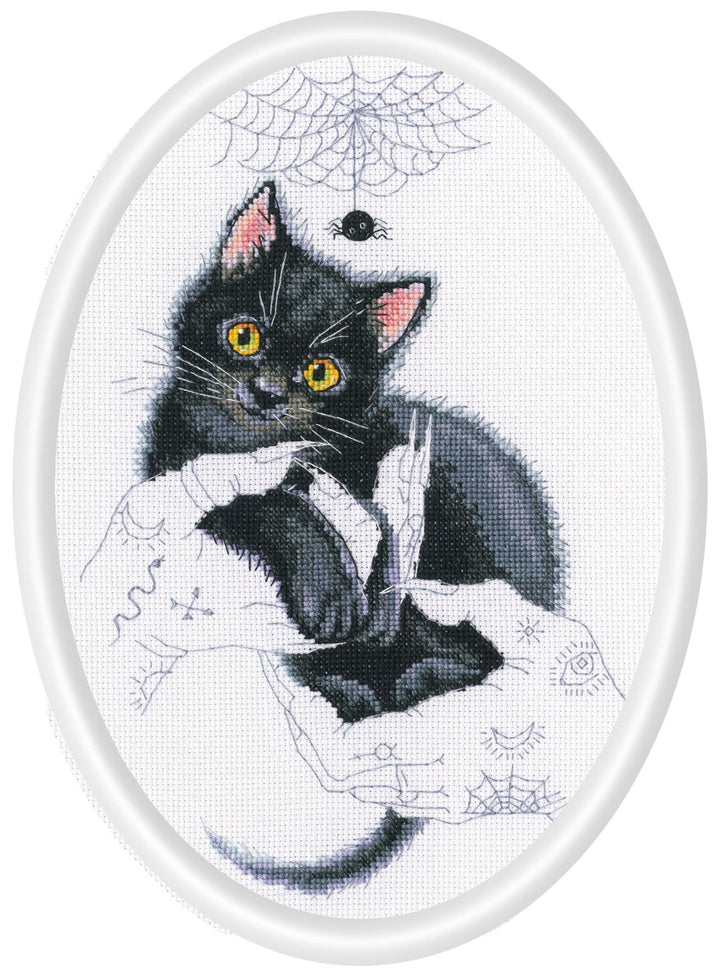 Cat magic M905 Counted Cross Stitch Kit