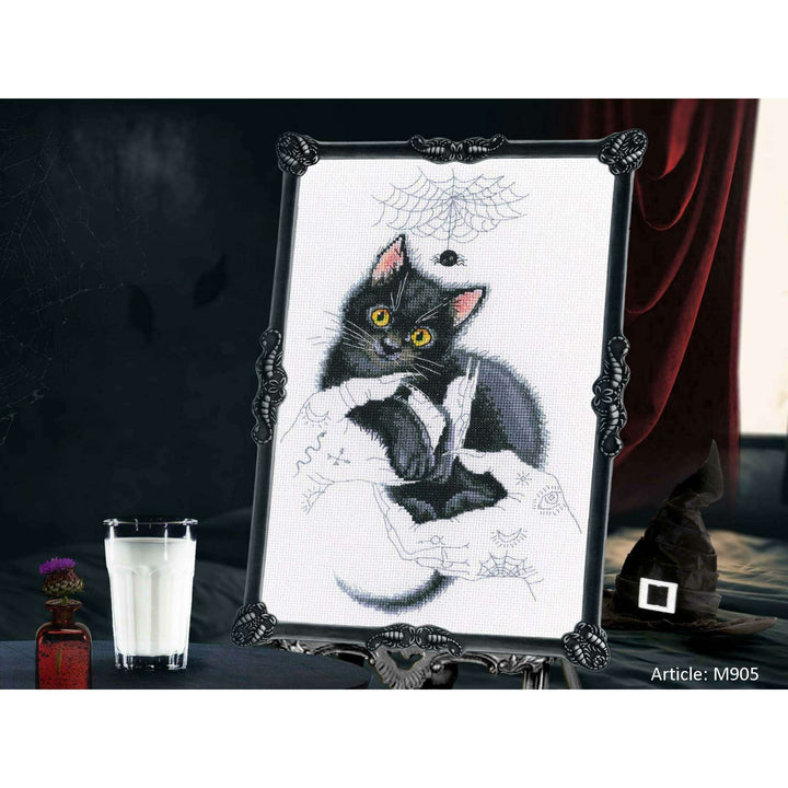 Cat magic M905 Counted Cross Stitch Kit