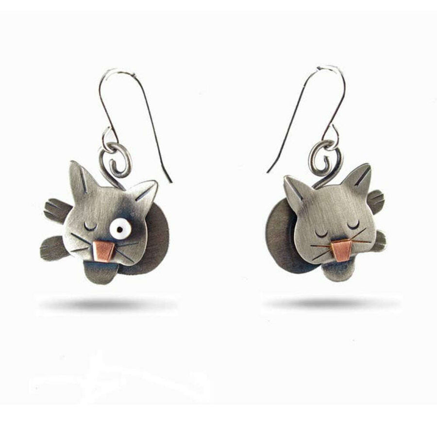 Cat Nap Earrings by Faire 
