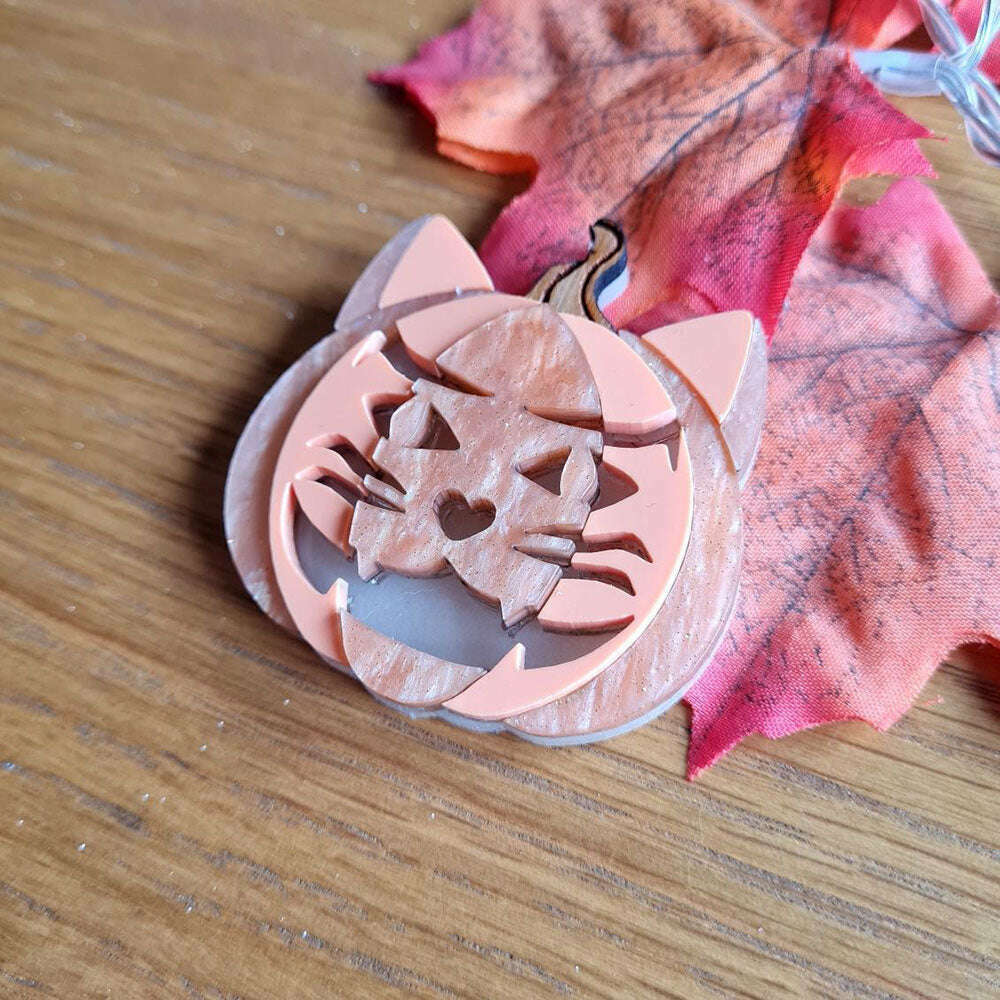 Cat O Lantern Necklace by Cherryloco Jewellery 5