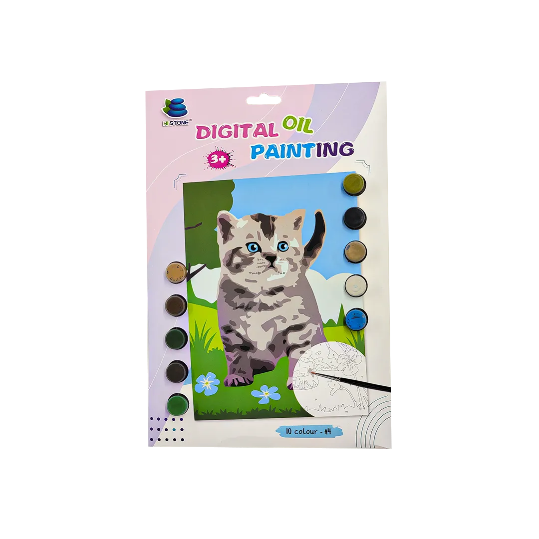 Cat Paint by Numbers Kit F07M1-6-Cat