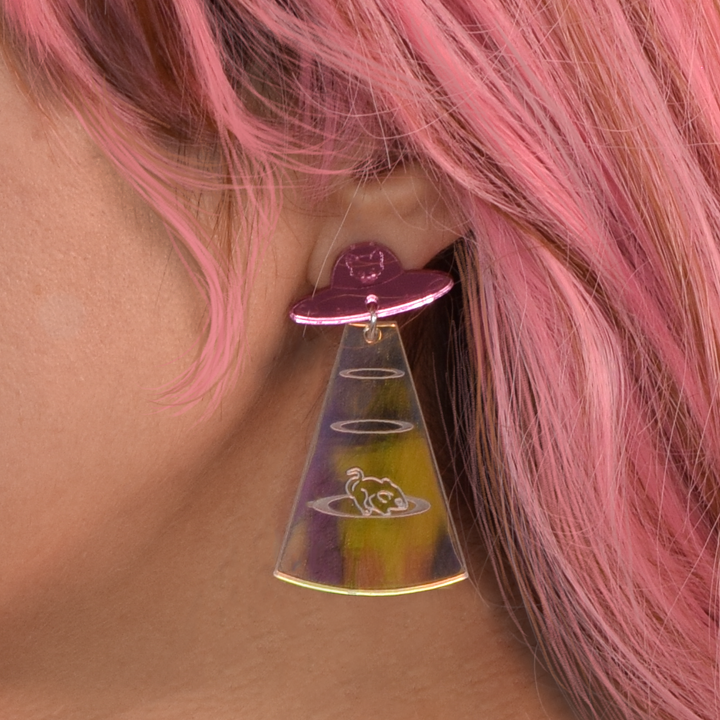 Cat from Meow-ter Space Earrings