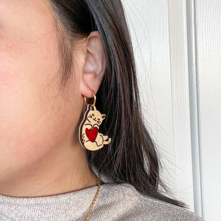 Cat with Lots Love 1