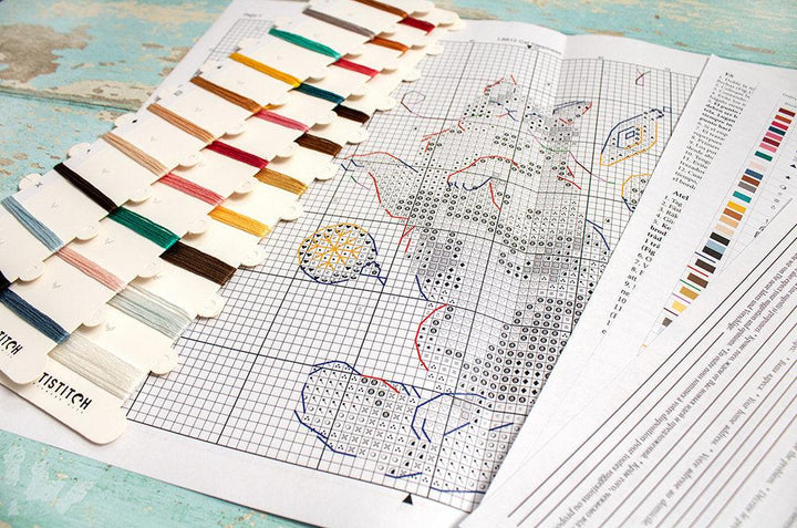 Cat's Happiness L8812 Counted Cross Stitch Kit