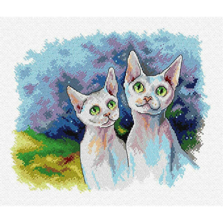 Cats 135CS Counted Cross-Stitch Kit