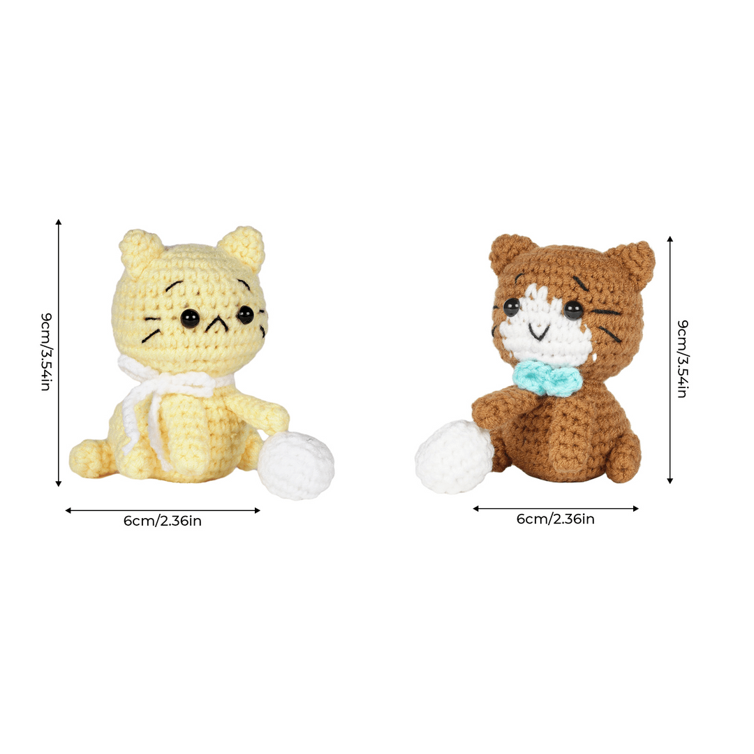 Cats Amigurumi DIY Crochet Kit Wizardi F07N8-M124