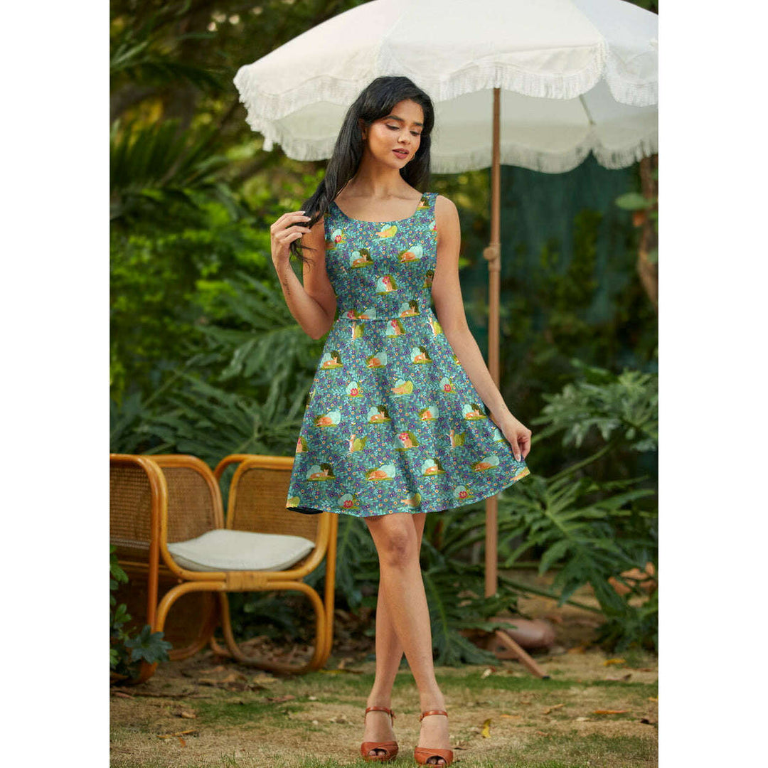 Cats Skater Dress