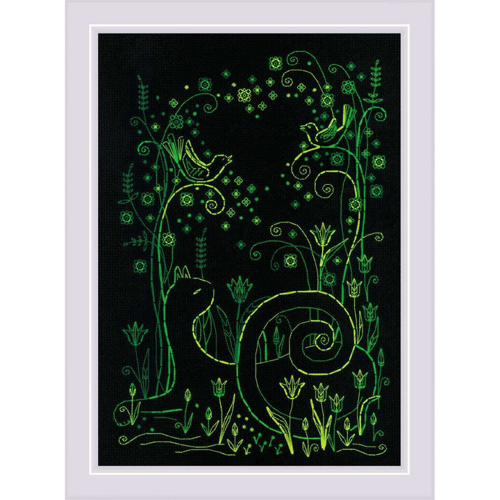 Cats. Spring Melody R2172 Counted Cross Stitch Kit