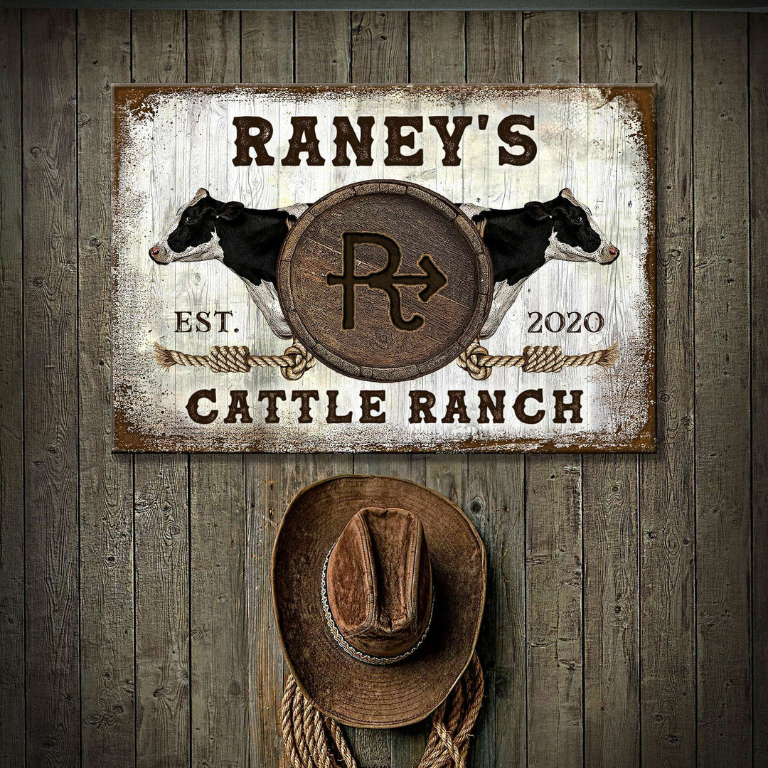 Cattle Brand - Holstein Sign