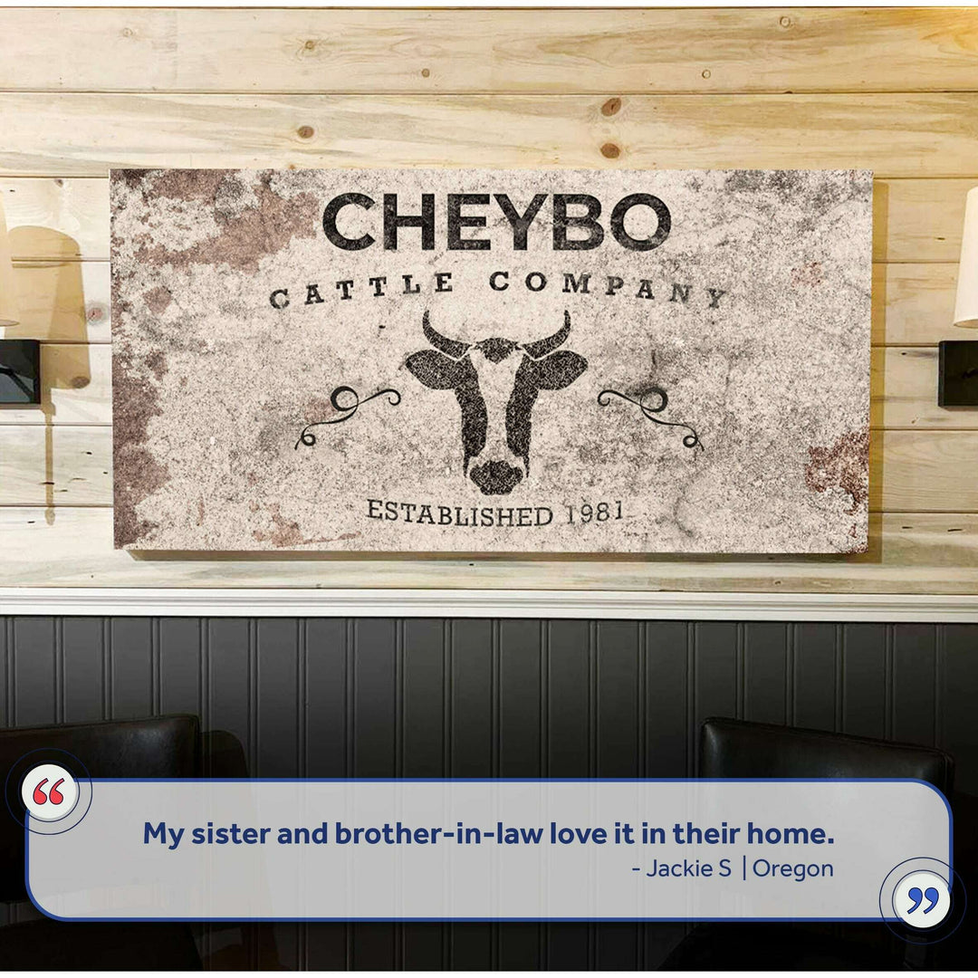 Cattle Company Sign II