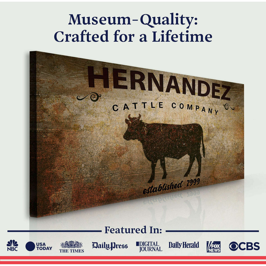 Cattle Company Sign