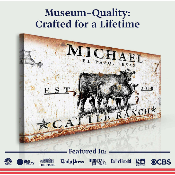 Cattle Ranch Sign II