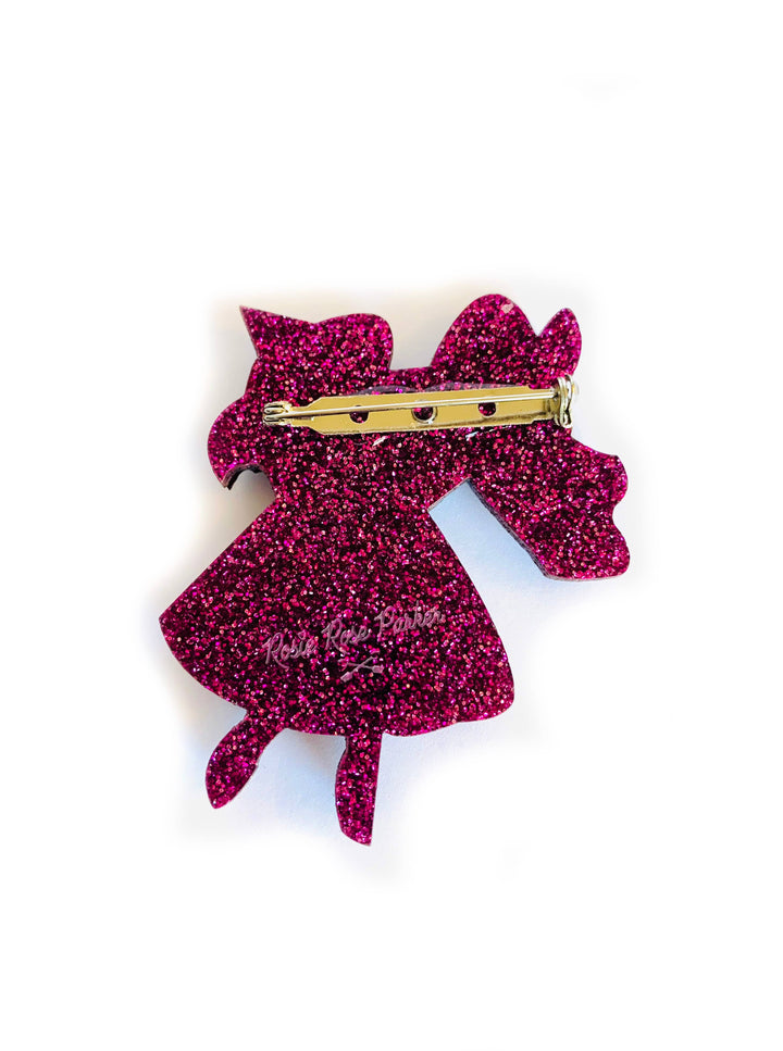 Meggie & the Friendly Ghost Brooch by Rosie Rose Parker