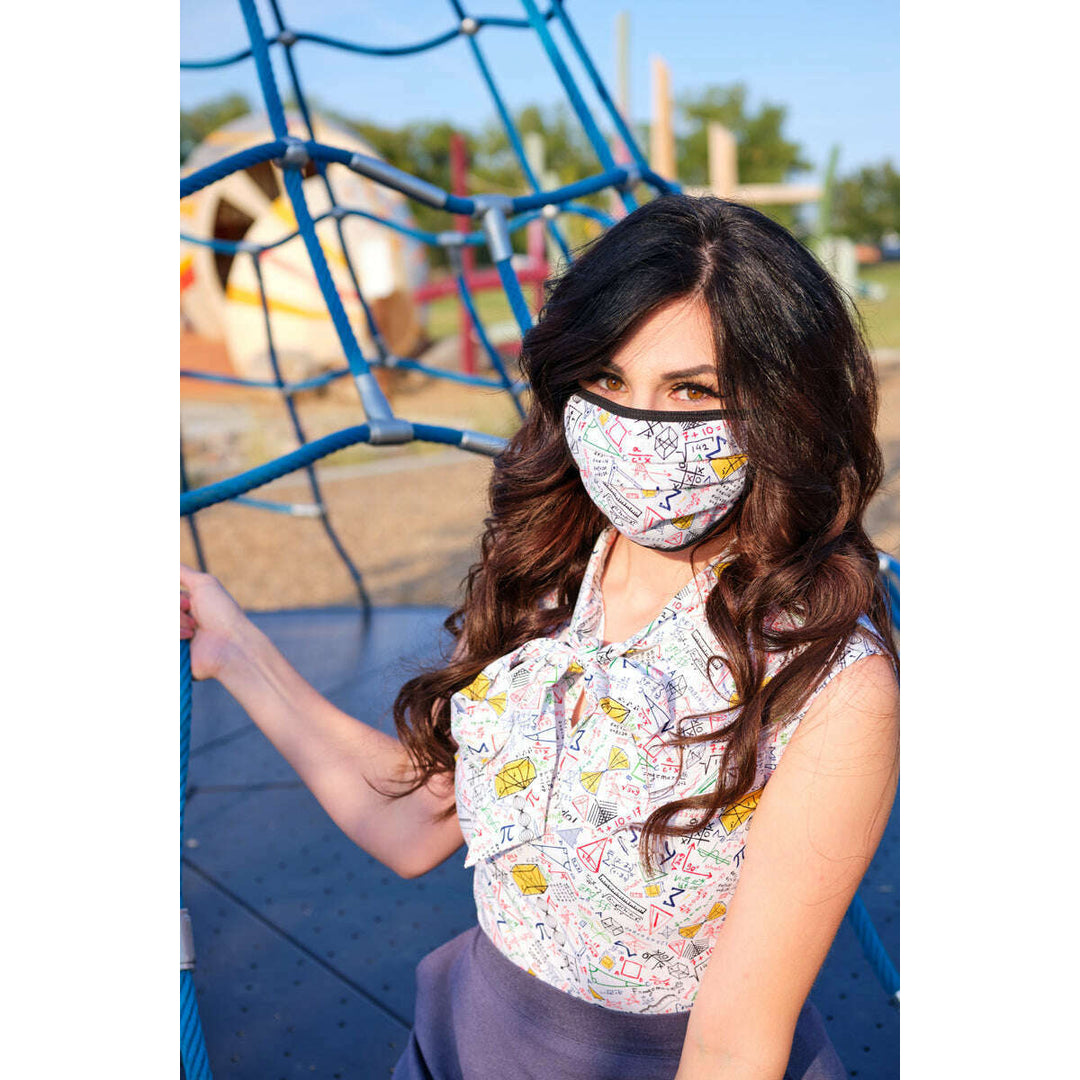 Celestial / Math Reversible Cotton Mask