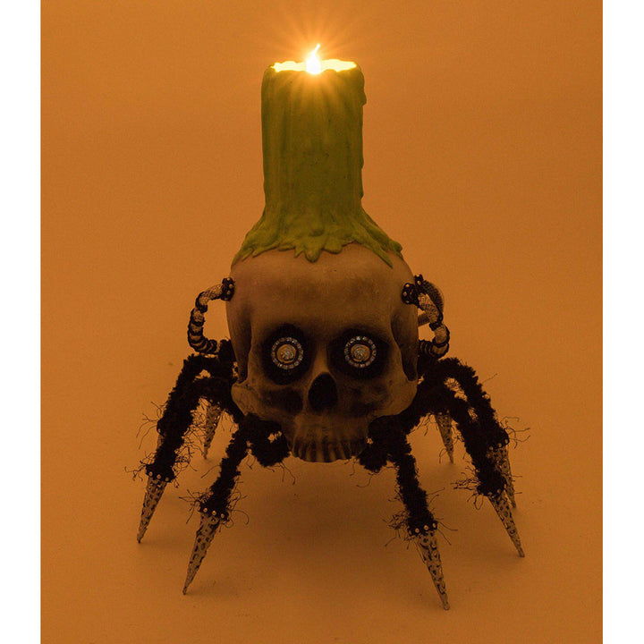 Chaotic Spider Skull Candle Holder by Katherine's Collection image 4