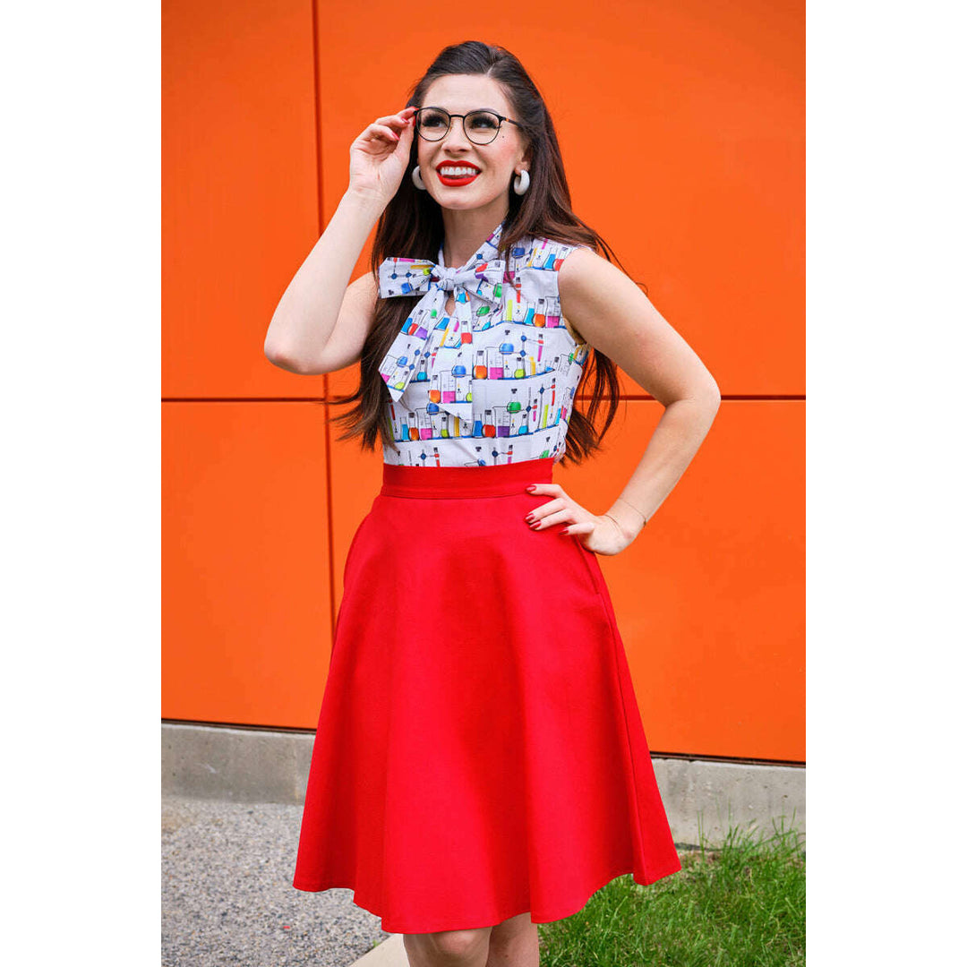 Charlotte Skirt in Red