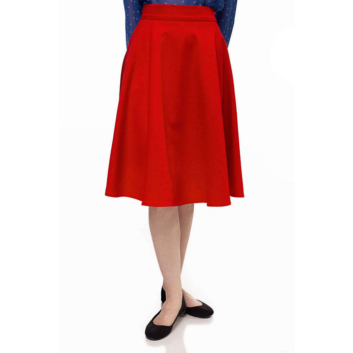 Charlotte Skirt in Red