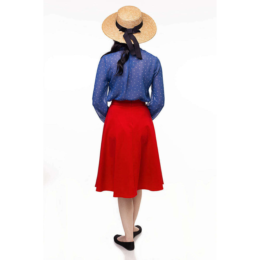 Charlotte Skirt in Red