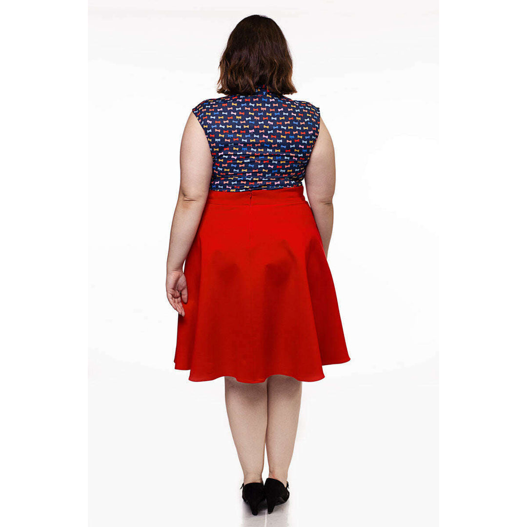 Charlotte Skirt in Red