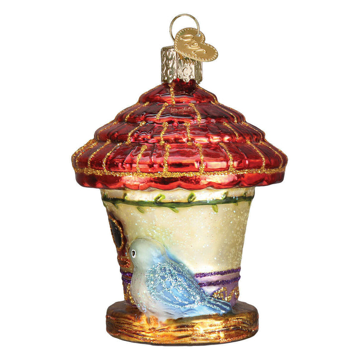 Old World Christmas Charming Birdhouse Blown Glass Ornament