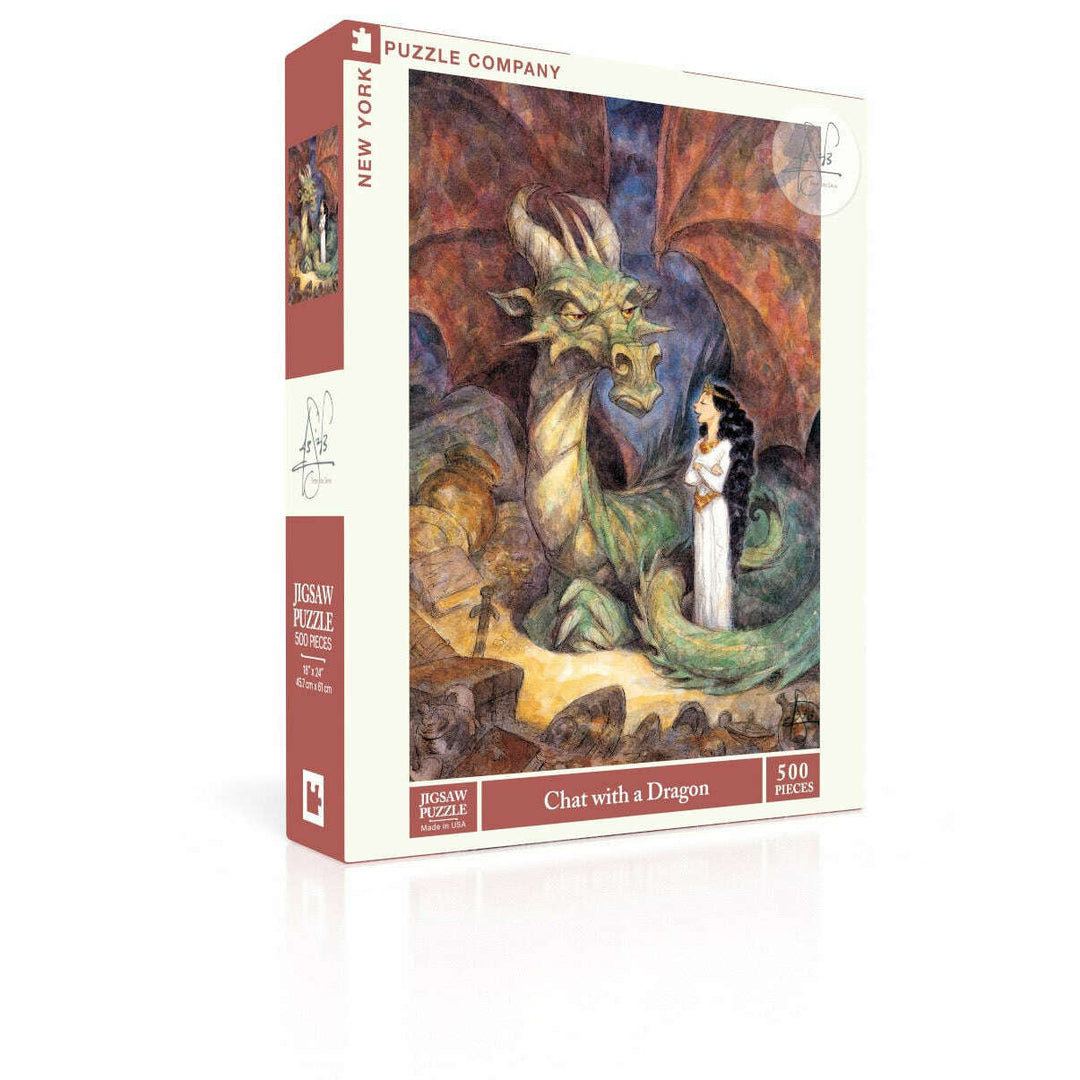 Chat with a Dragon Jigsaw Puzzle