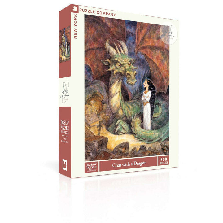 Chat with a Dragon Jigsaw Puzzle