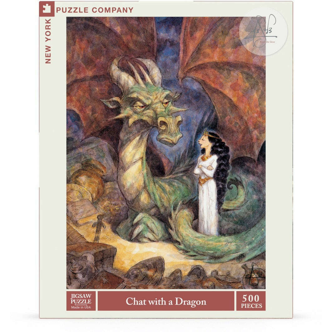 Chat with a Dragon Jigsaw Puzzle
