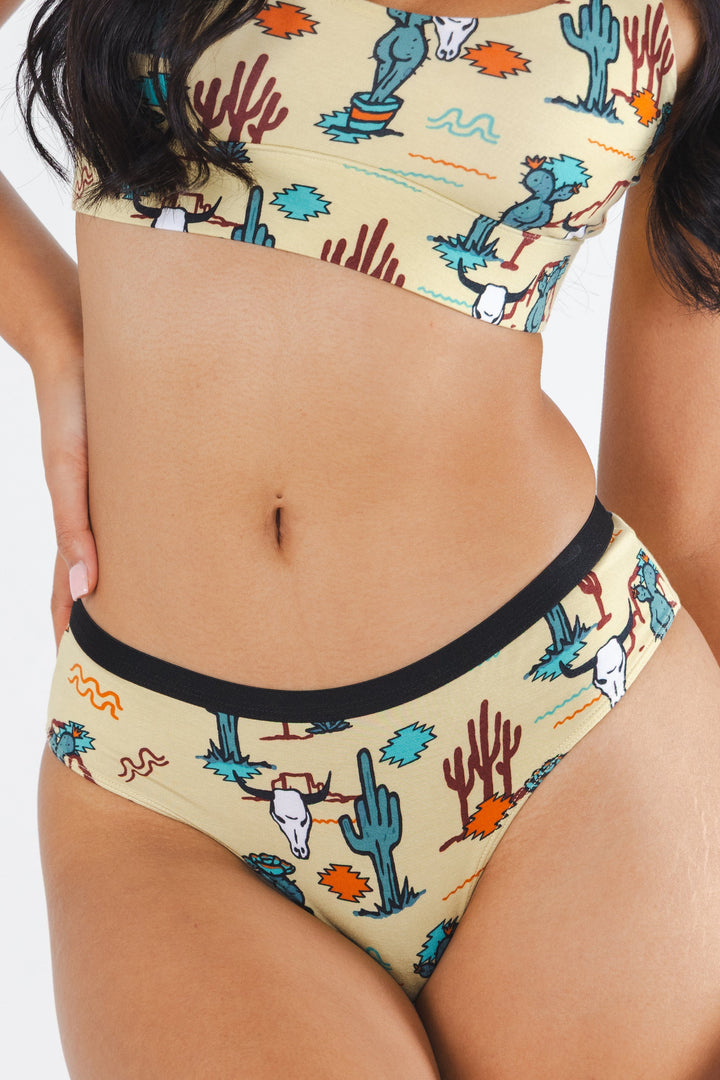 The Mirage | Western Cactus Cheeky Underwear