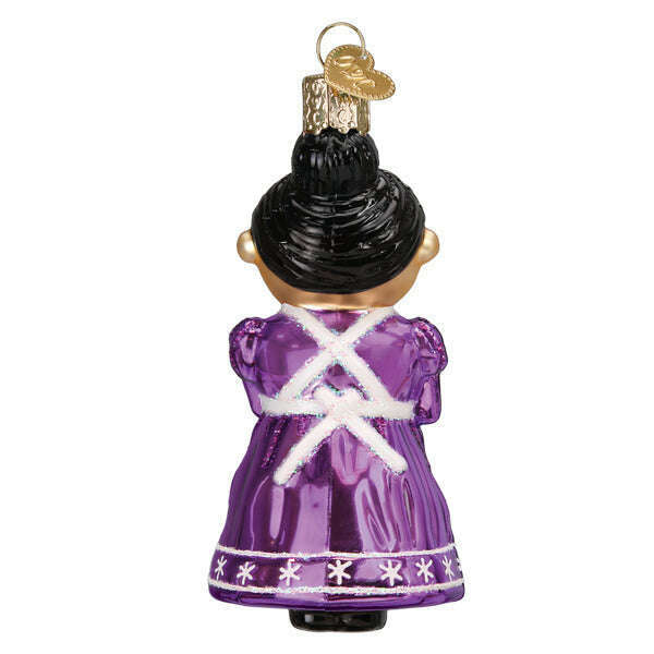 Old World Christmas Cheery Mrs. Claus Blown Glass Ornament