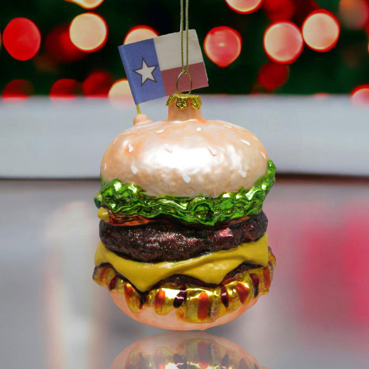 Cheeseburger Ornament Min/6 by December Diamonds 