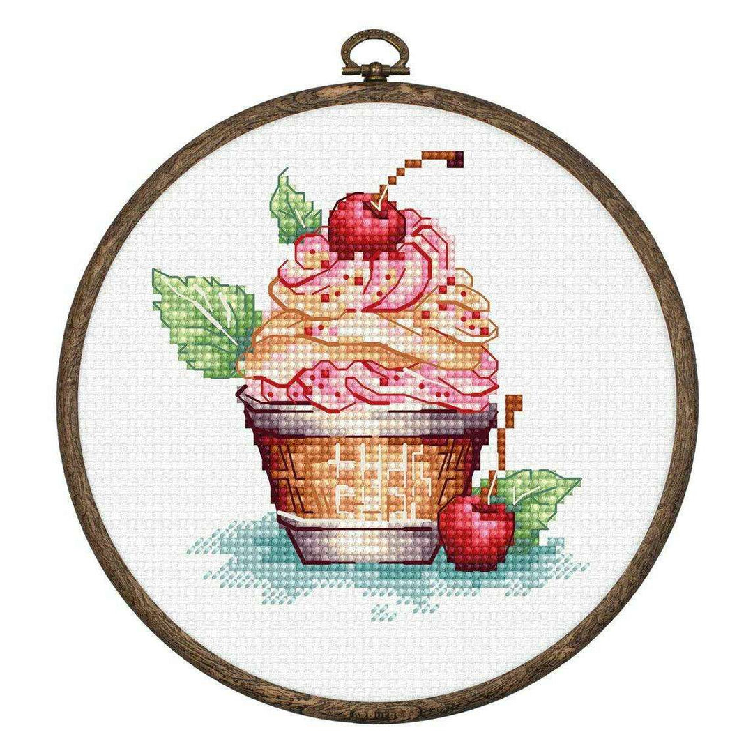 Cherry Ice Cream BC104L Counted Cross-Stitch Kit