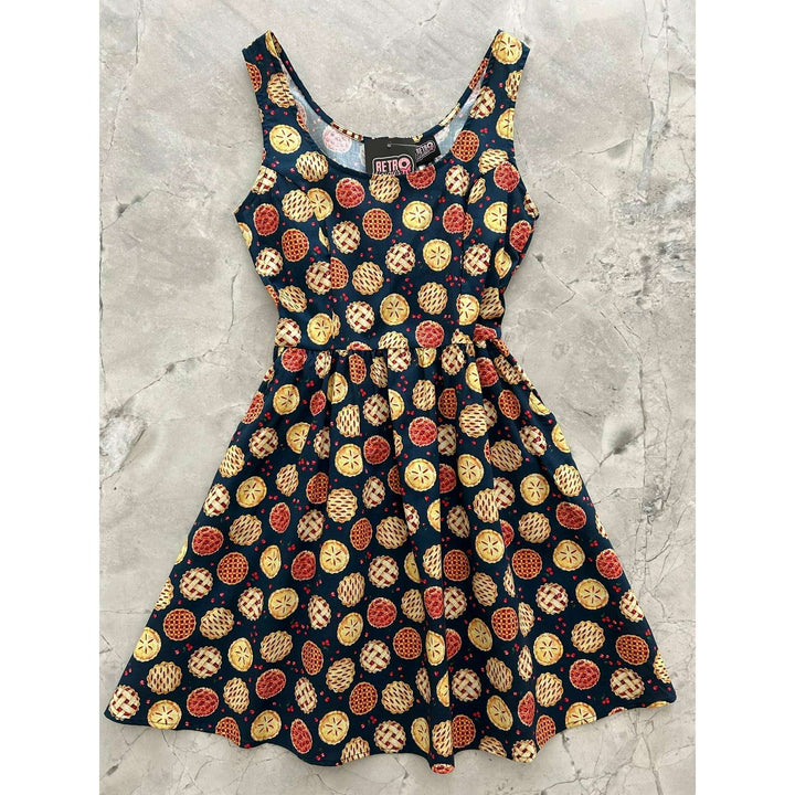 Cherry Pie Shorter Length Fit & Flare Dress - Small only, 1 left!