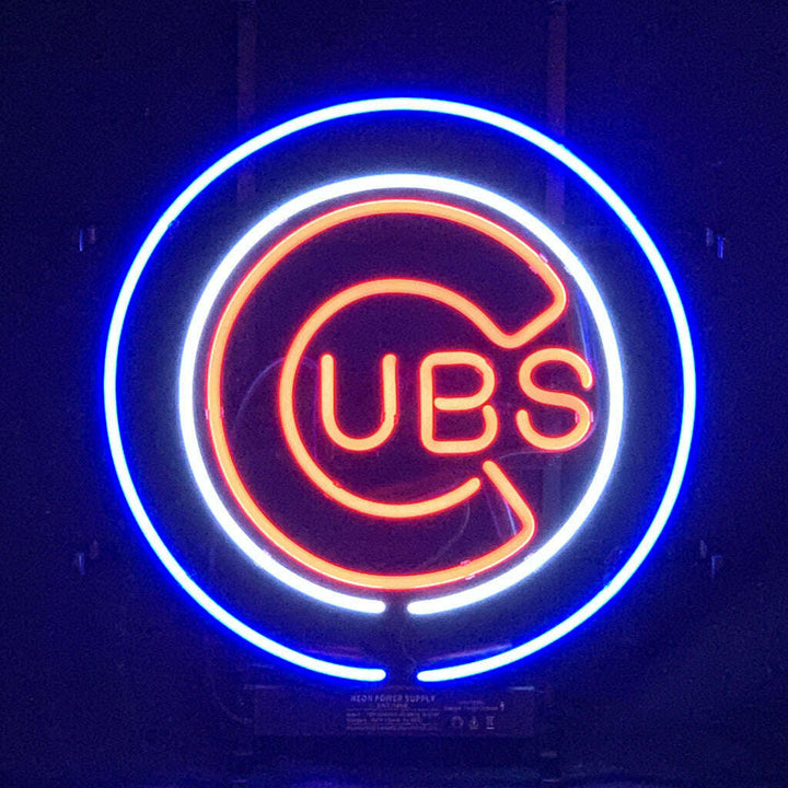 Chicago Cubs UBS Baseball Logo Neon_Signs