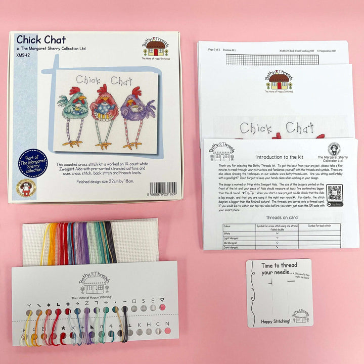 Chick Chat XMS42 Counted Cross Stitch Kit