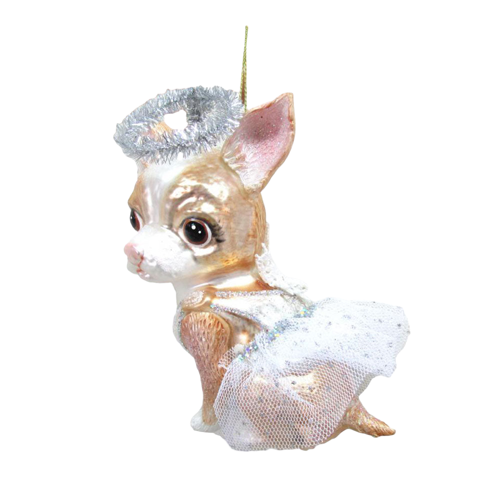 Chihuahua Angel Ornament by December Diamonds