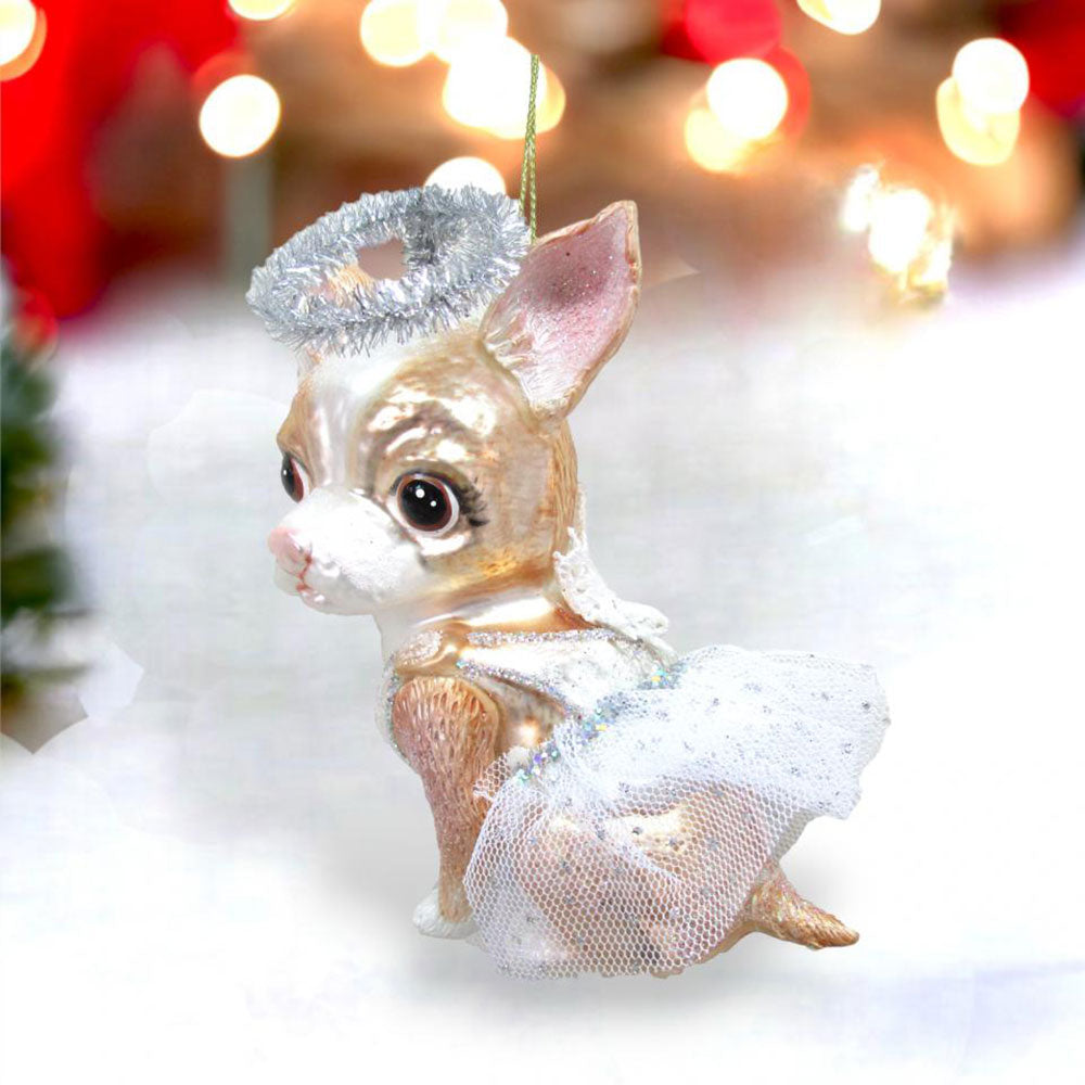 Chihuahua Angel Ornament by December Diamonds 