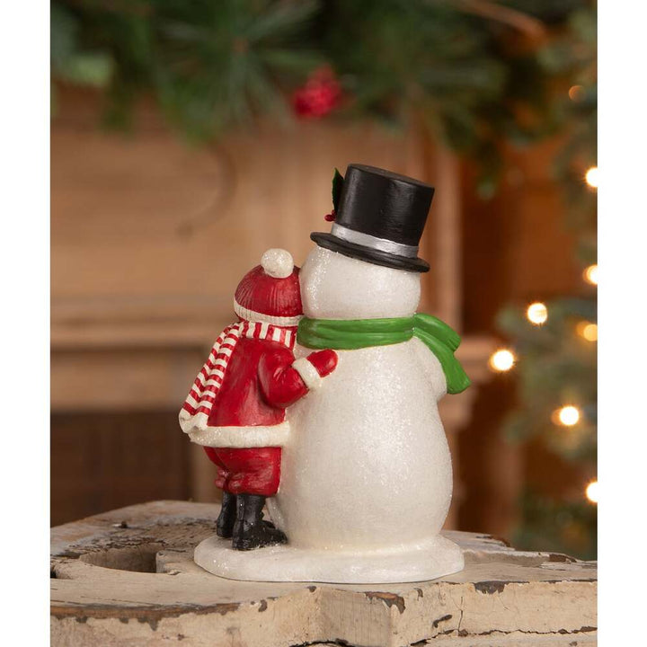 Child Hugging Snowman by Bethany Lowe Designs 1