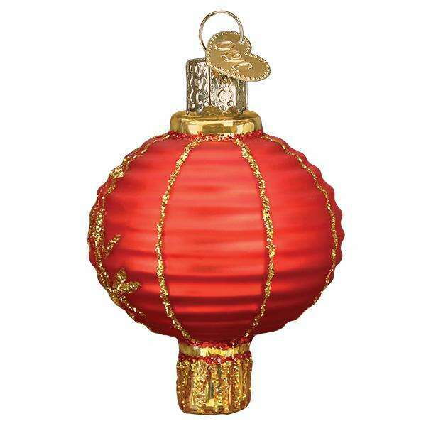 Old World Christmas Chinese Lantern Blown Glass Ornament